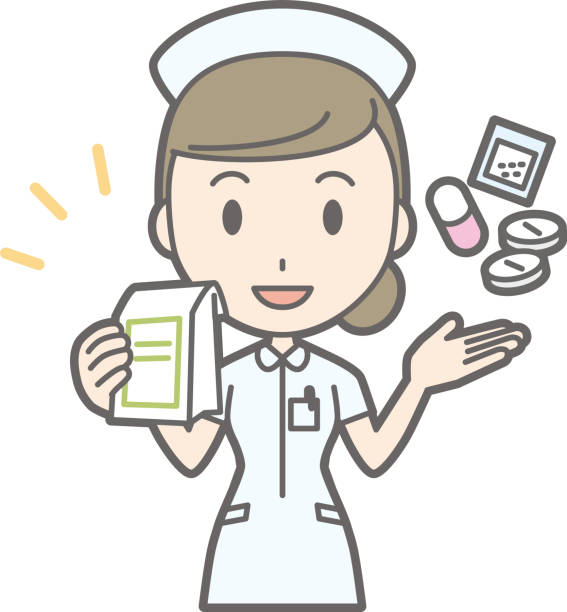Image of a nurse holding medication