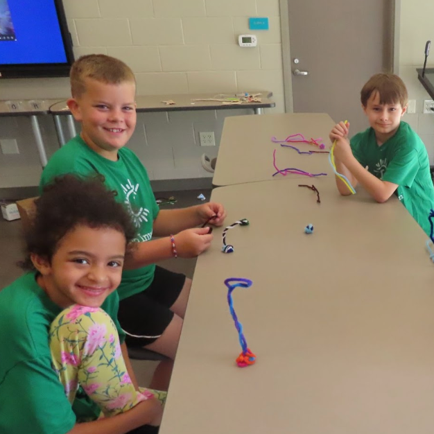 Creating structures out of pipe cleaners