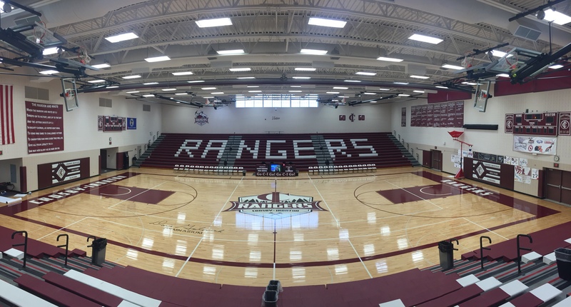 Crosby-Ironton basketball court