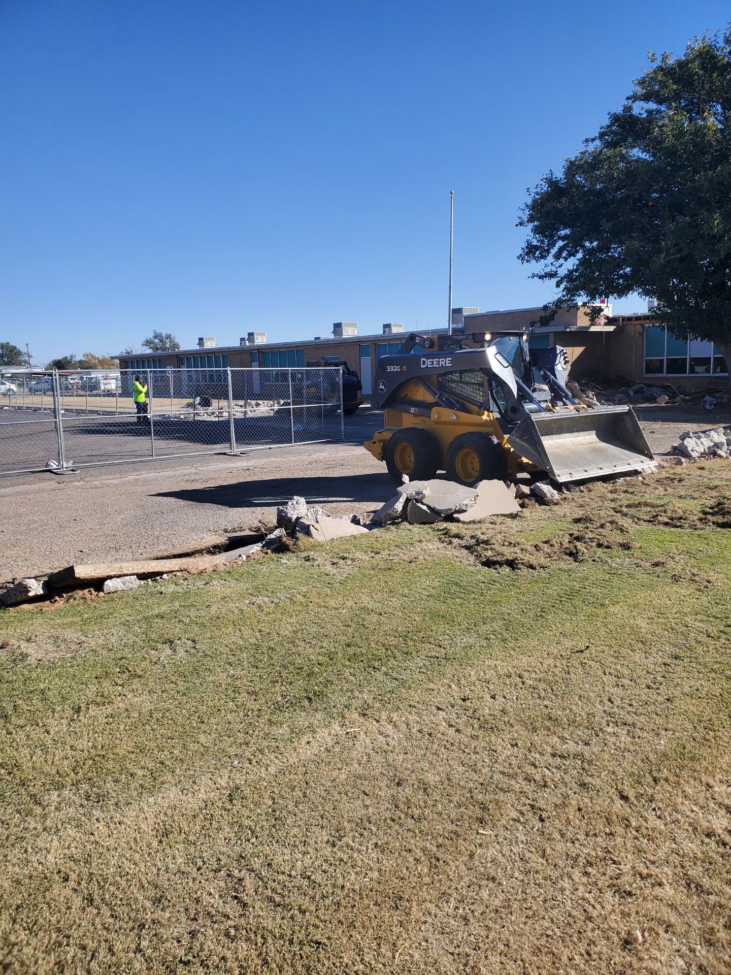 CTE Updates - bulldozer breaking ground