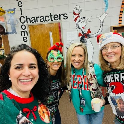 east pointe staff dressed up for christmas