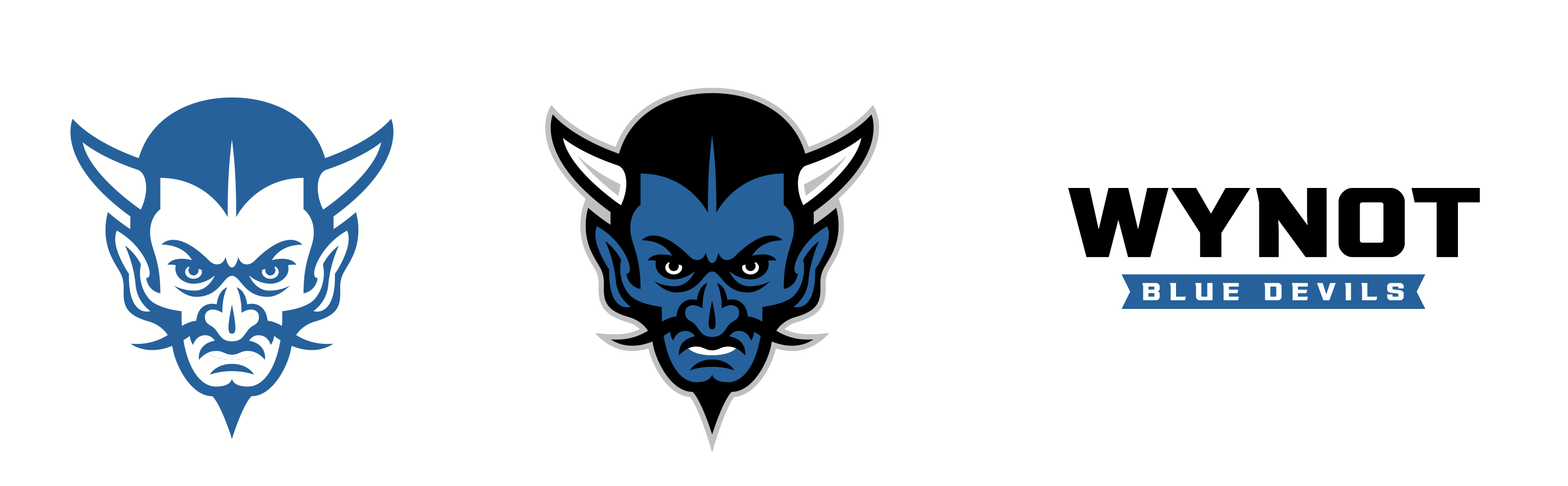 WYNOT BLUE DEVILS LOGOS