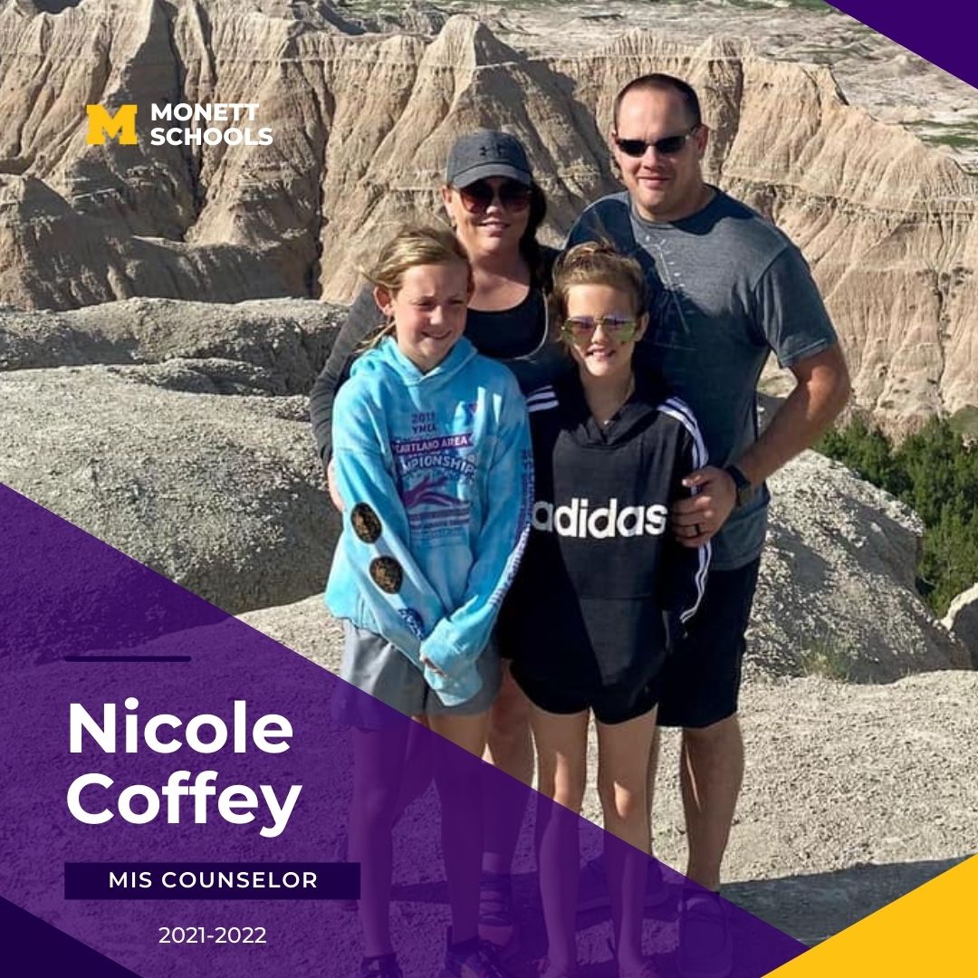 Feature Friday is Mrs. Nicole Coffey, MIS Counselor 