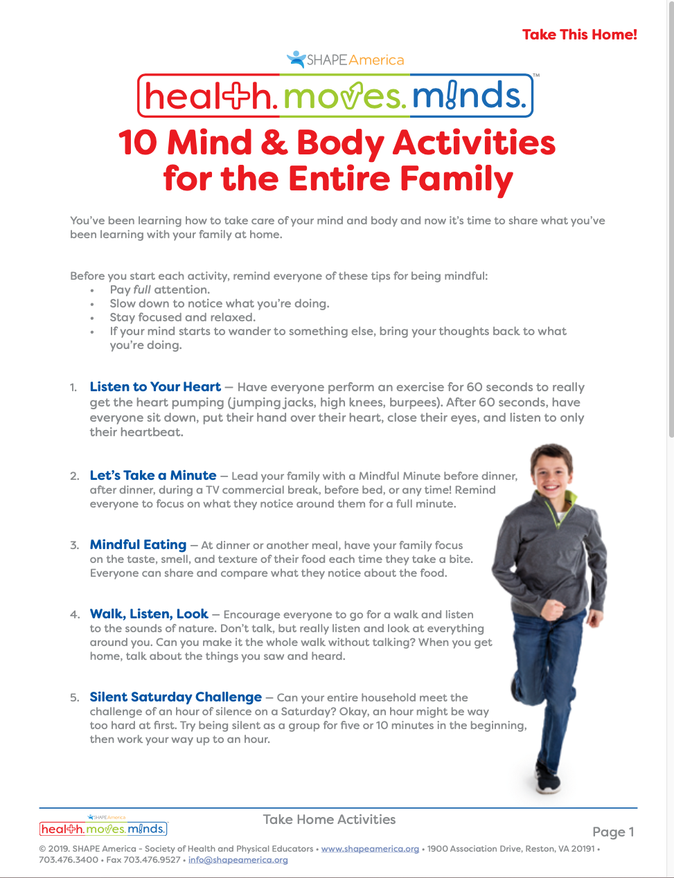 Mind and Body Activities