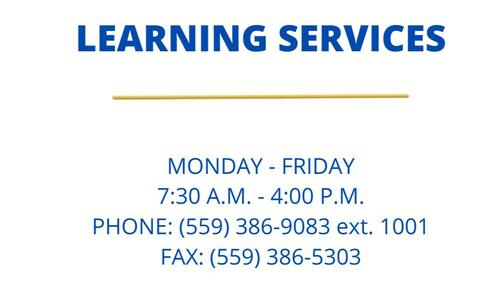 learning services operating hours