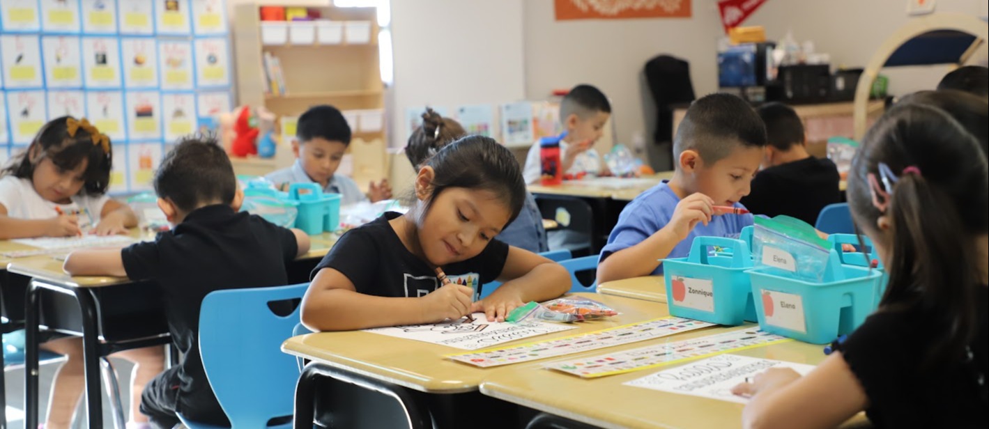 aes students in class