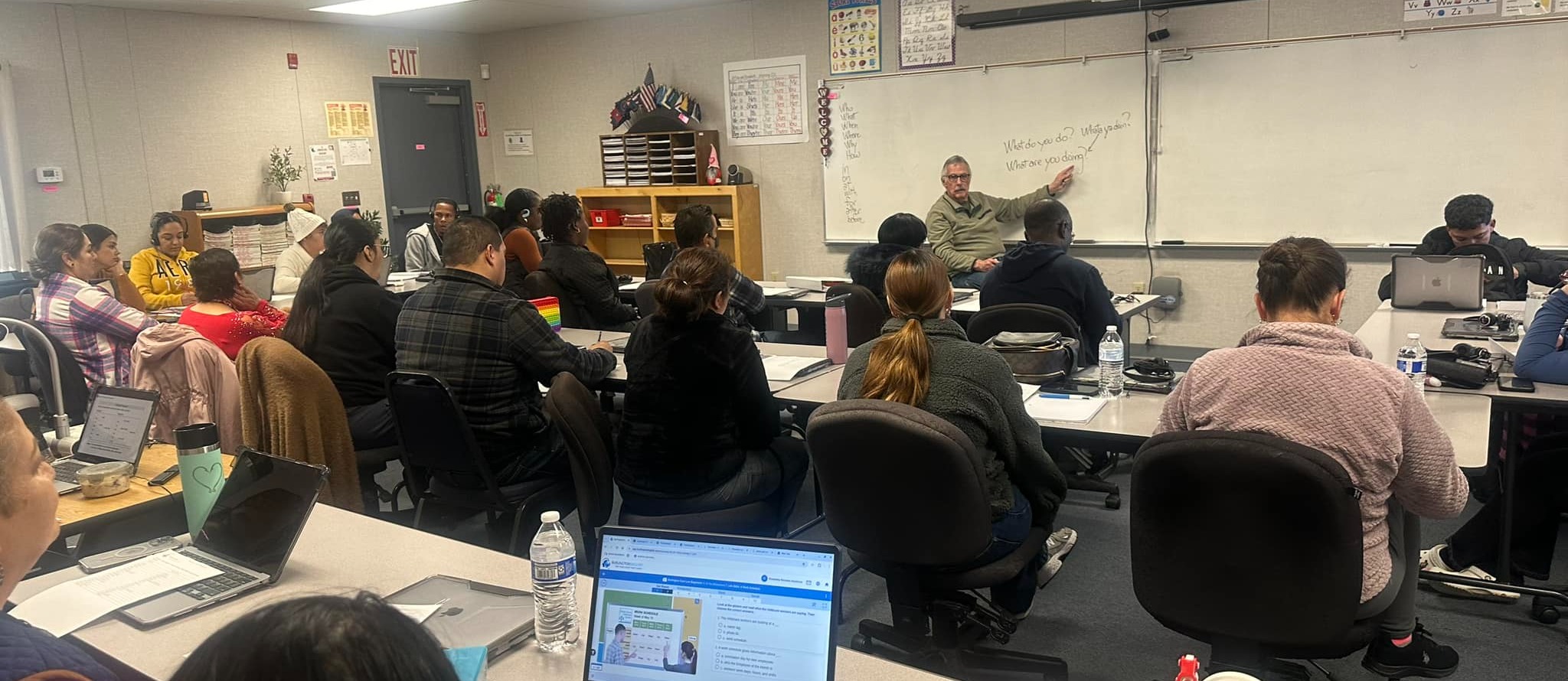 aas students in class