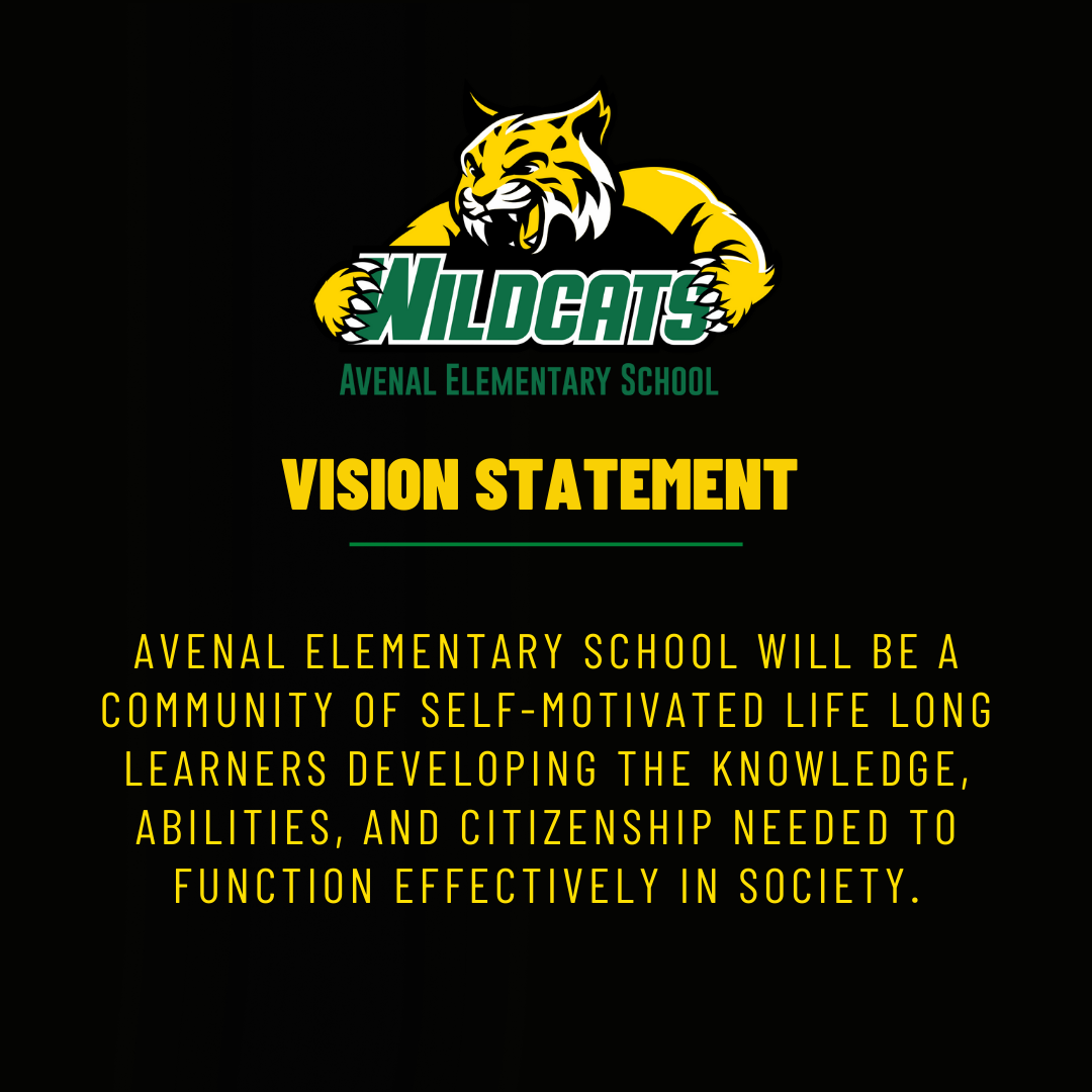 aes vision statement w/ wildcat logo