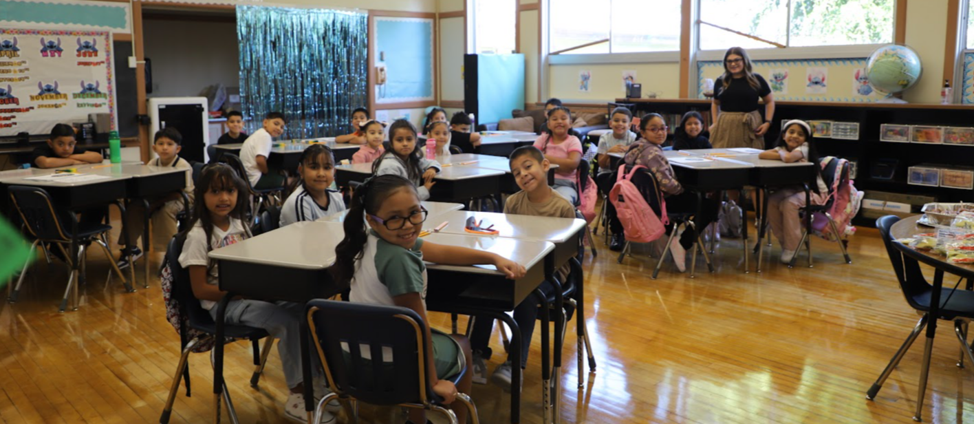 aes students in class