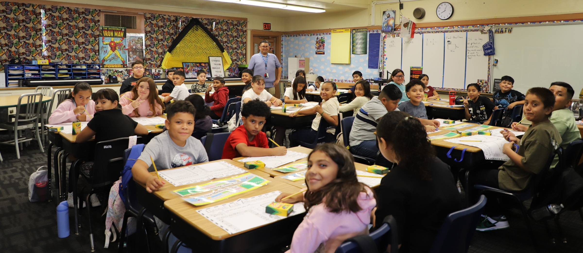 AES students in class