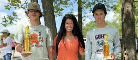 Bass fishing team