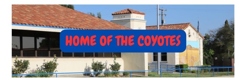 Home of the coyotes banner