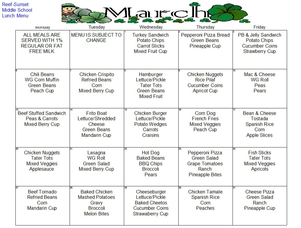 rsms oct menu