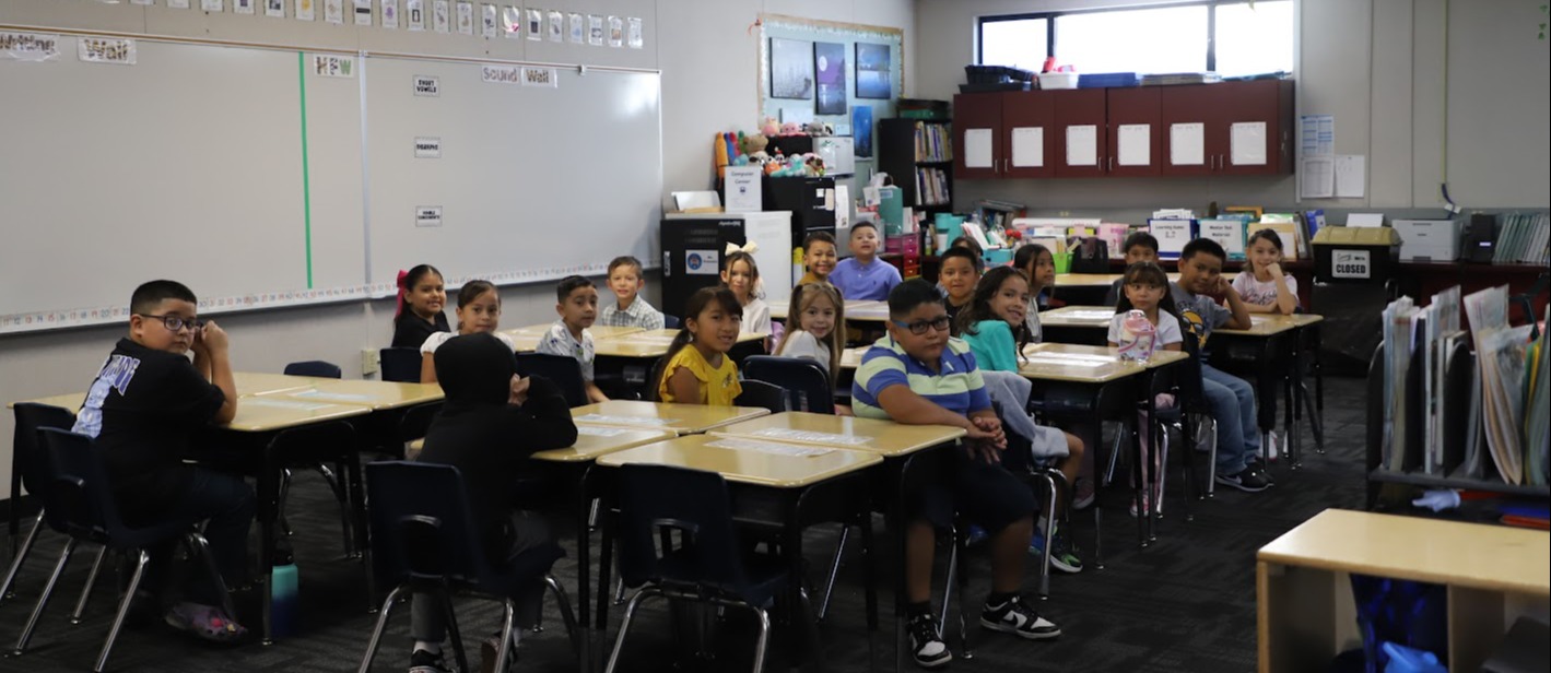 tes students in class