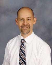 A photo of Principal Parker.