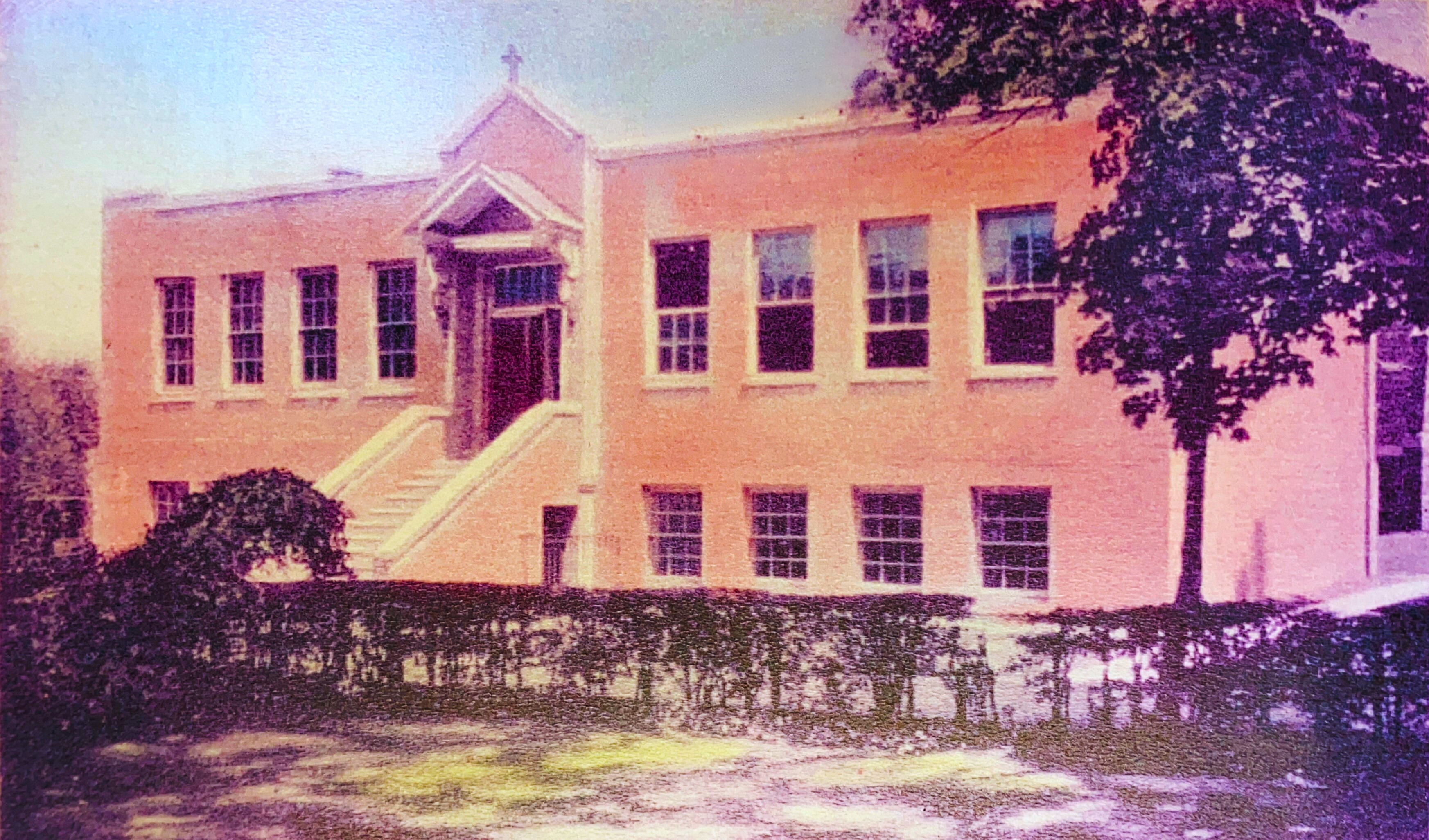 A photo of St. Peter school, circa 1940