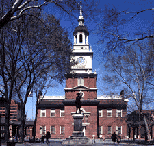 Photo of the Independence Hall, Philadelphia.