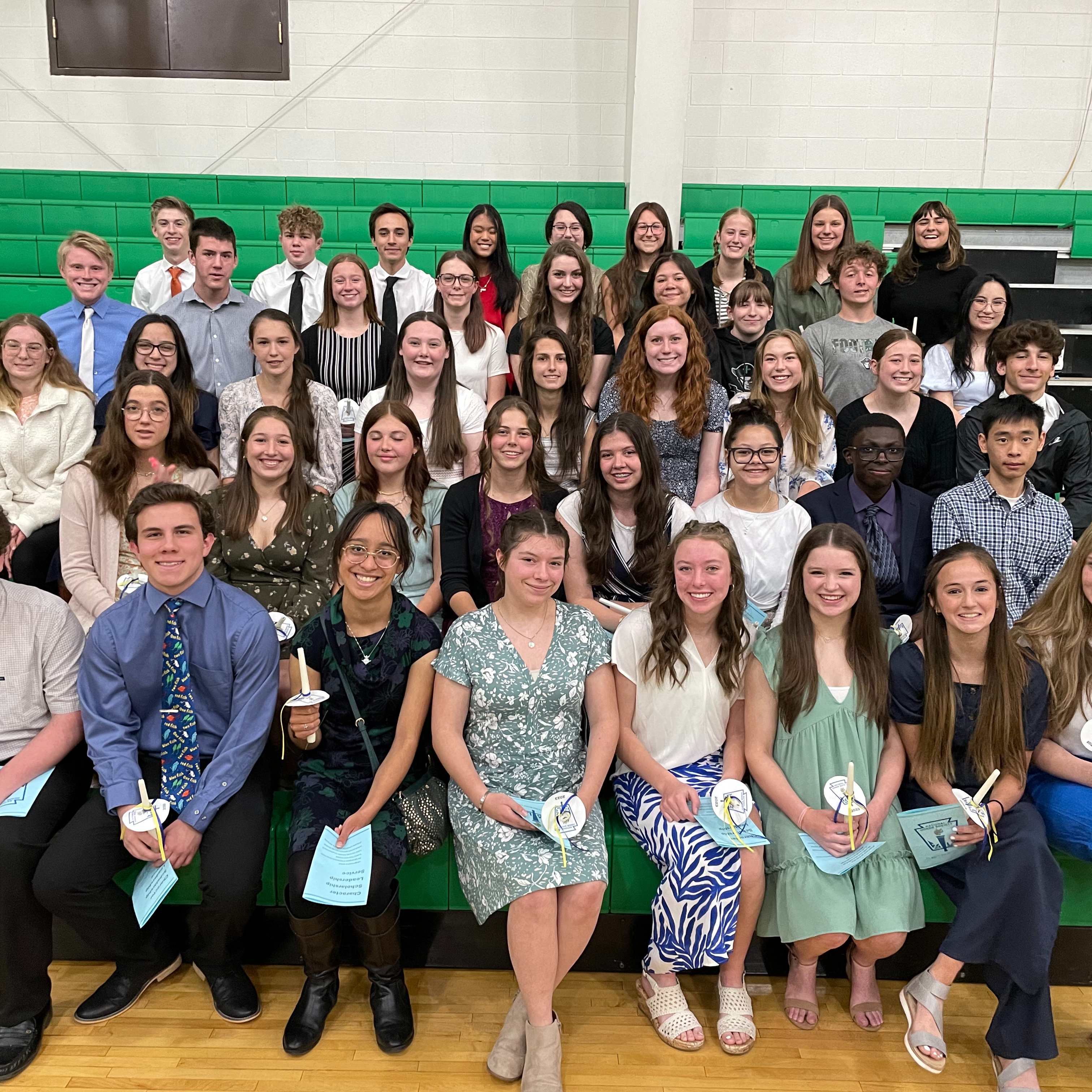 St. Mary's High School National Honor Society NHS Induction