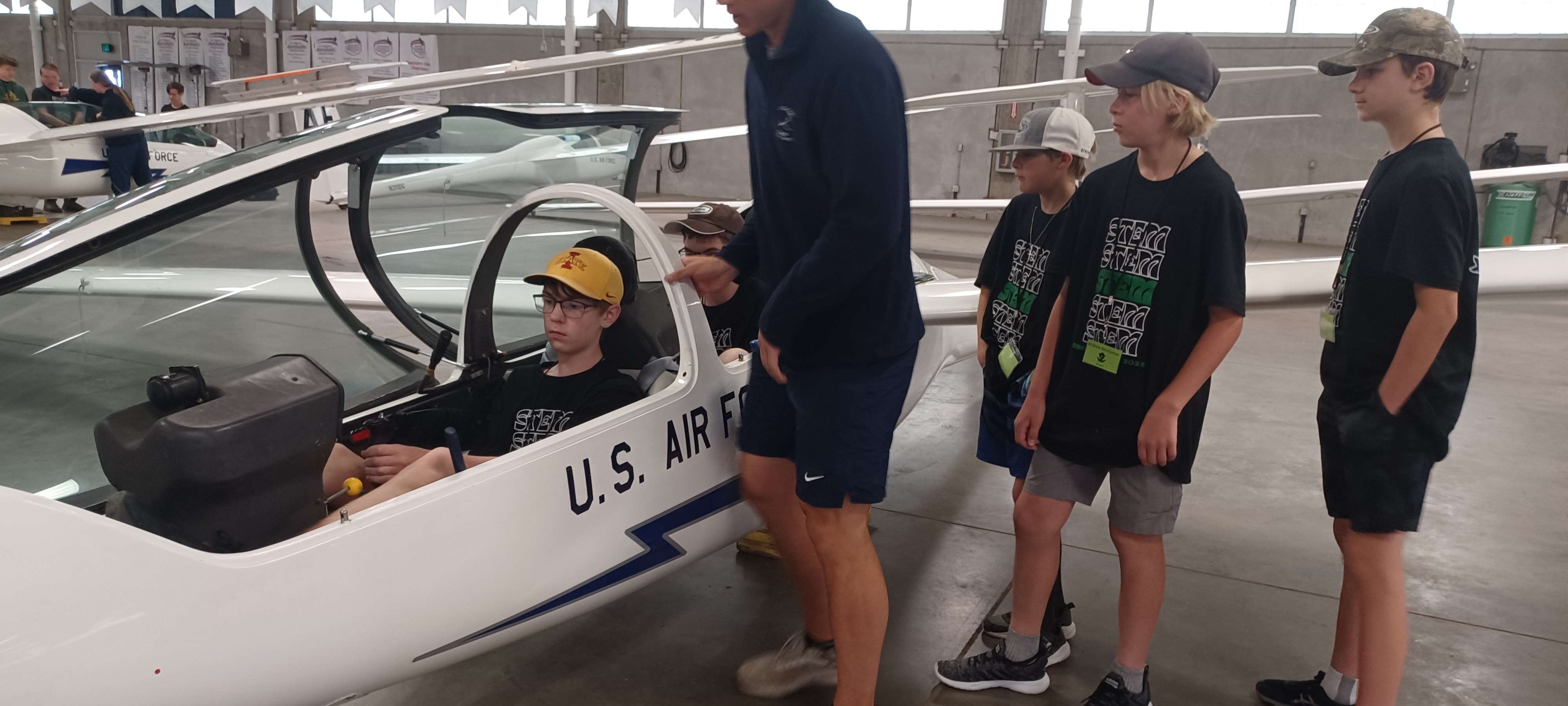 St. Mary's High School STEM Camp June 2023 visit Air Force Academy
