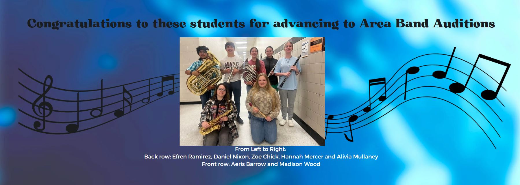 Area Band Auditions 