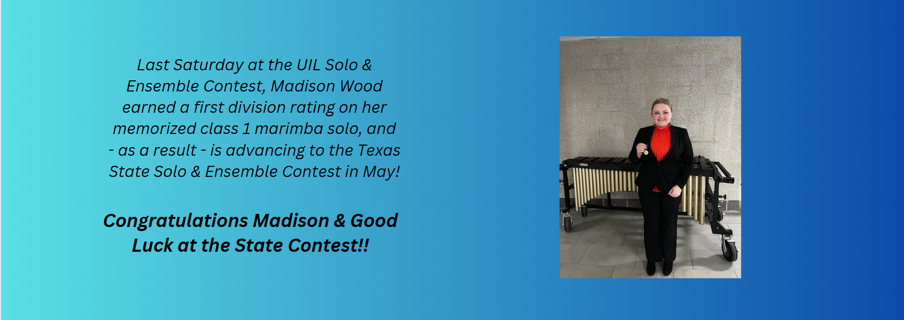 Texas Solo & Ensemble Contest State Qualifier