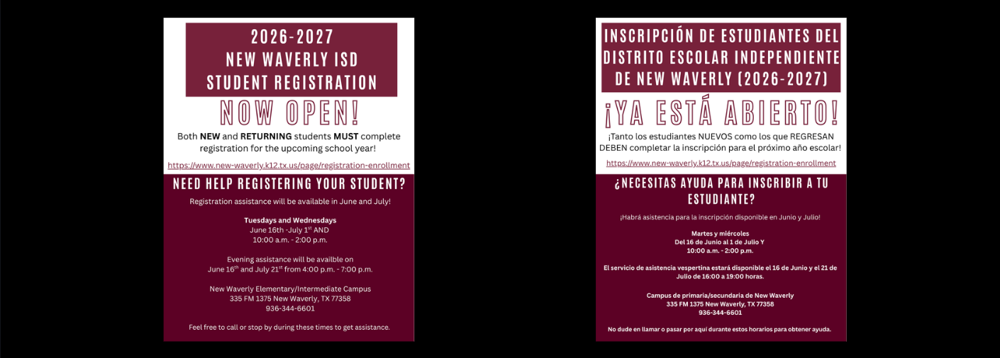 Summer Registration Assistance for the 2026-2027 School Year