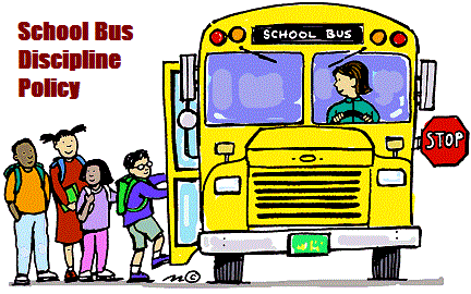 School bus discipline policy