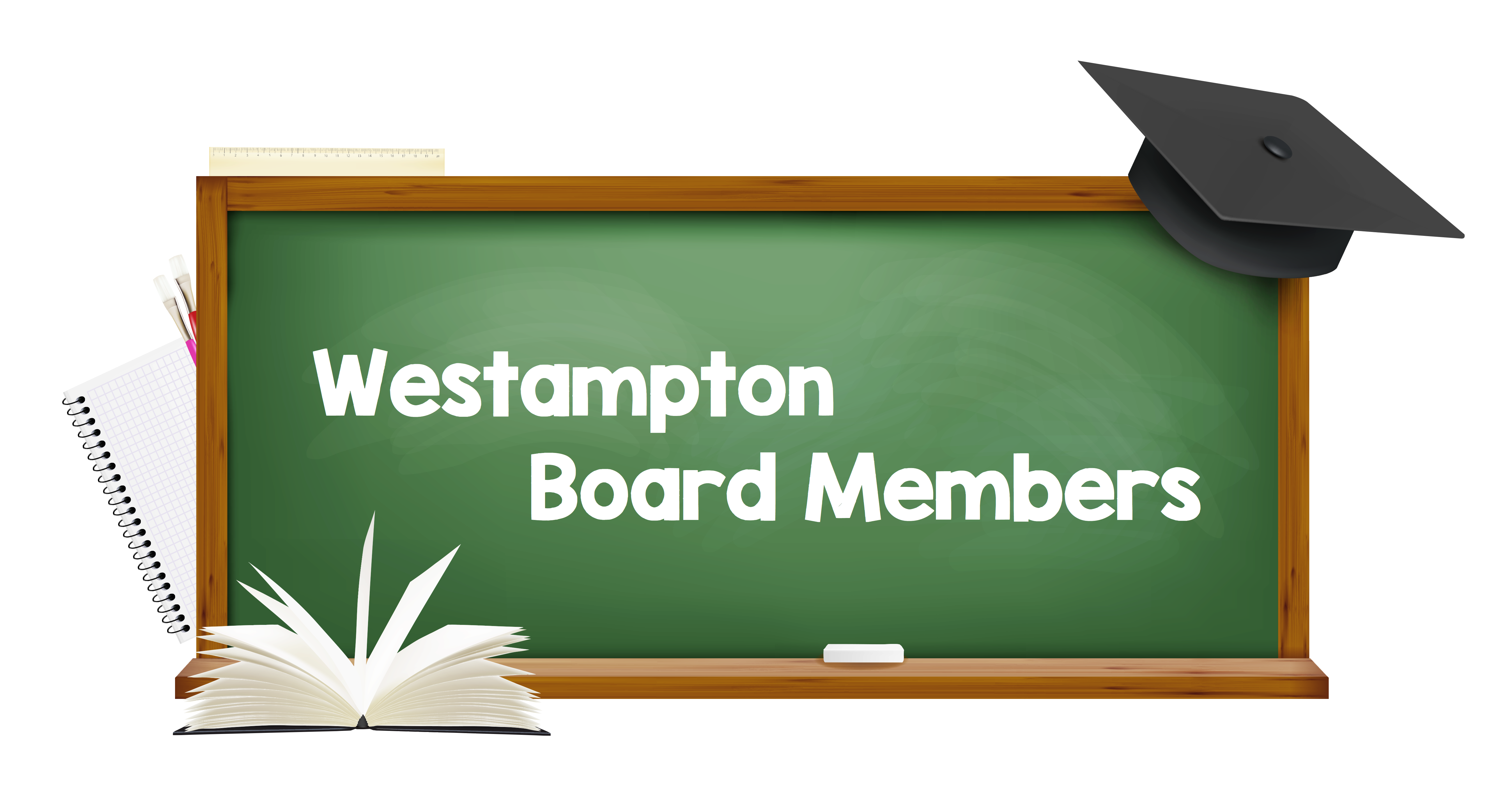 westampton board members chalkboard  image