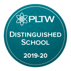 green circle PLTW school