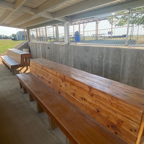 new dugout benches