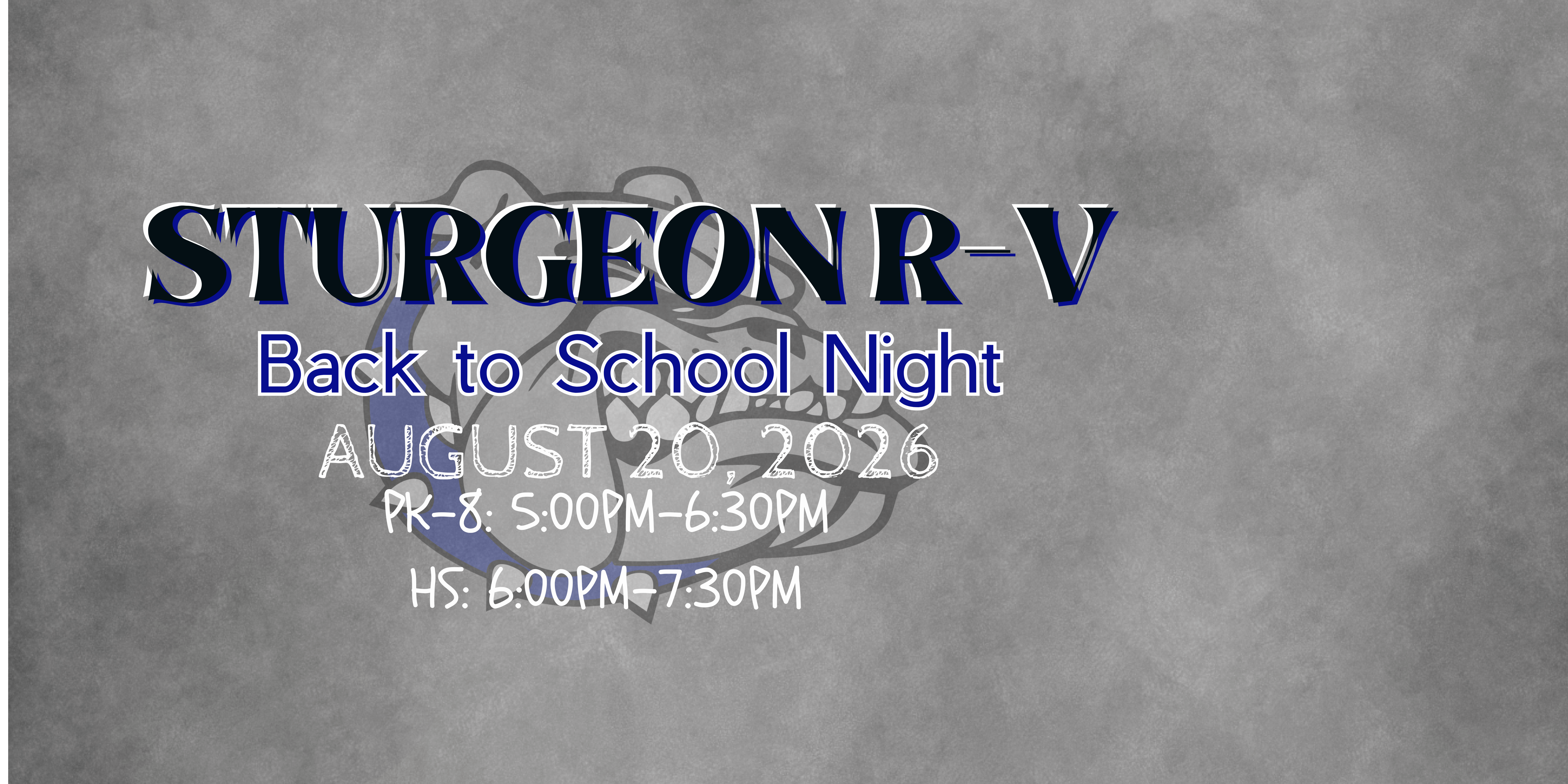 Back to School Night Information