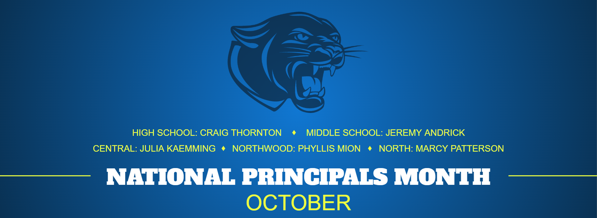 25 PRINCIPALS MONTH