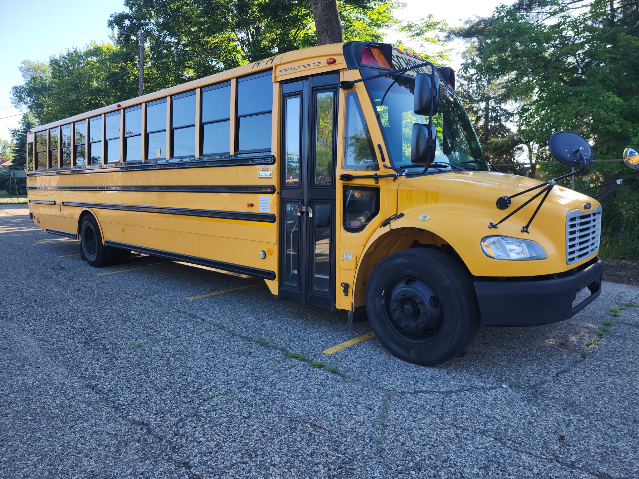 Exterior of school bus