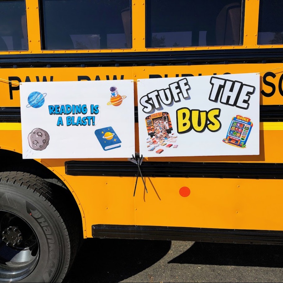 stuff the bus posters