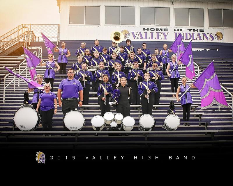 Photo of the 2019 High School Band.