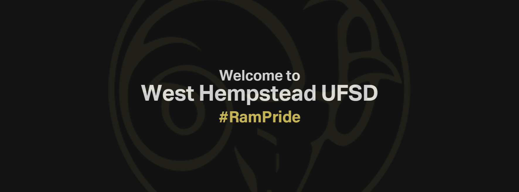 Welcome to West Hempstead UFSD #Ram Pride