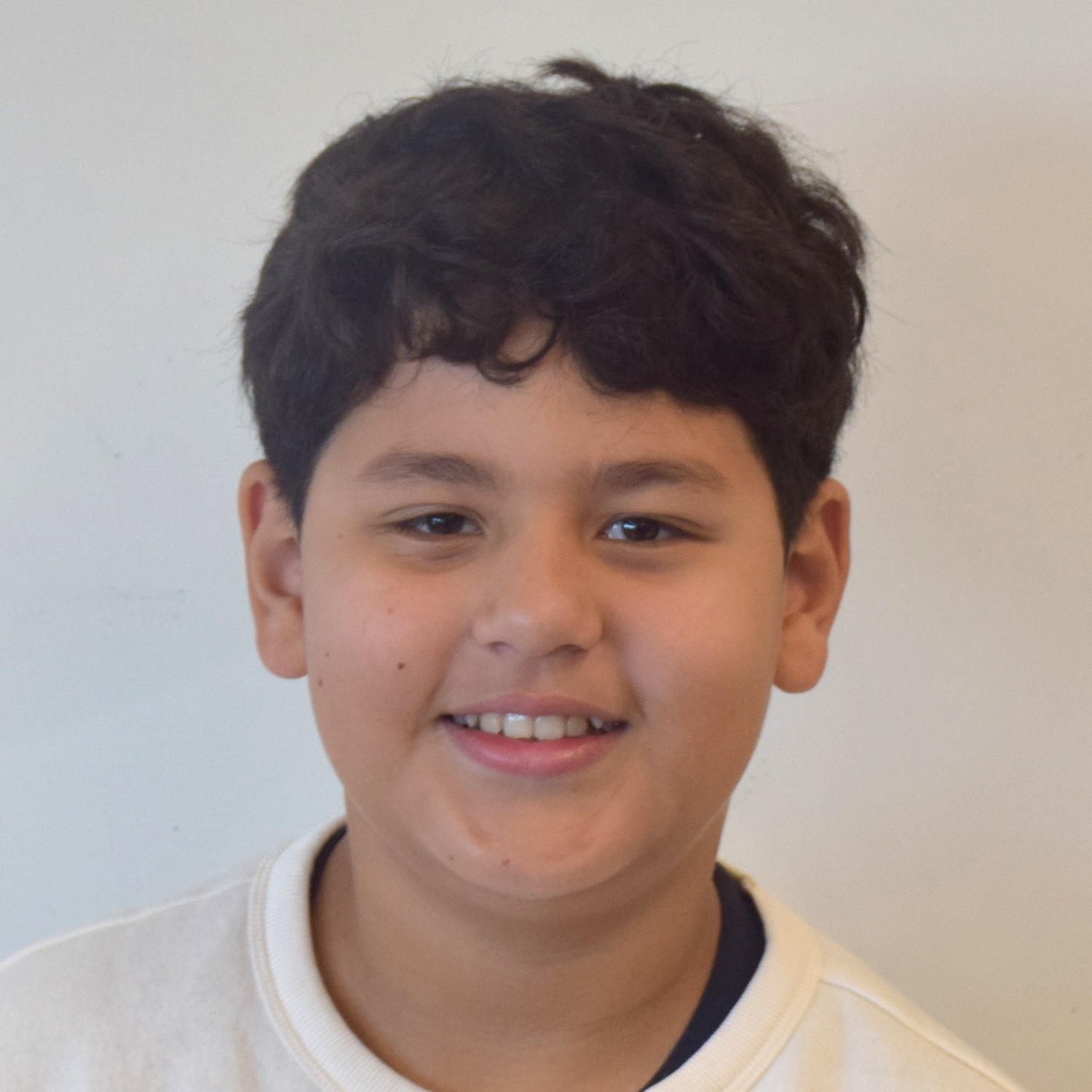 Photo of Joshua Matute, George Washington School sixth grader