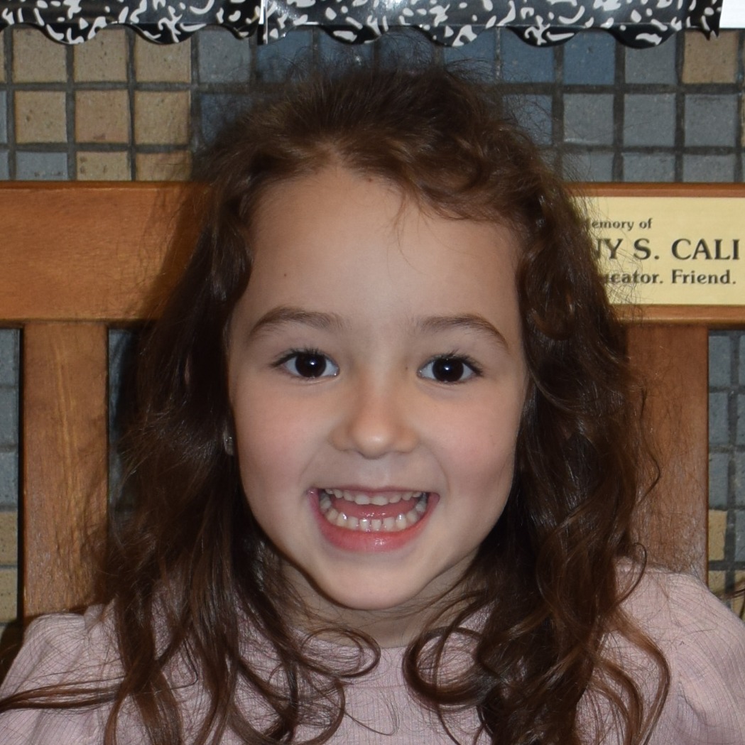 Photo of Mia Pinzon, Cornwell Avenue School second grader