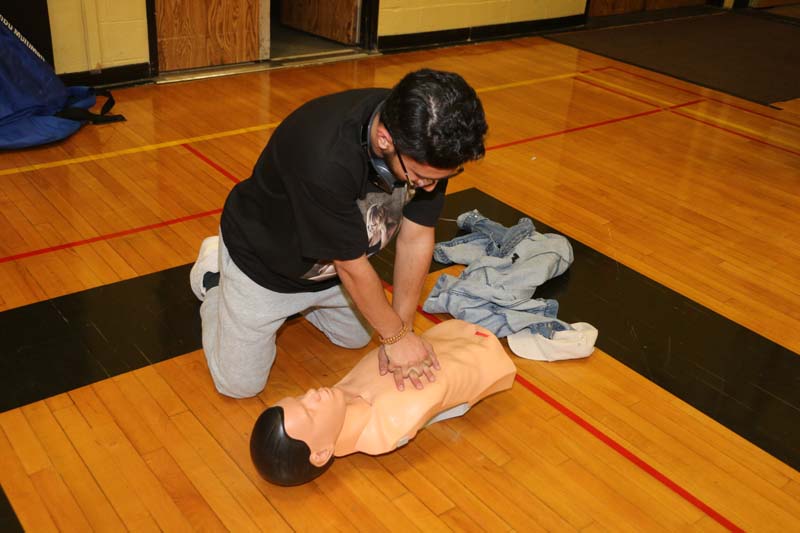 Hands on CPR training photo