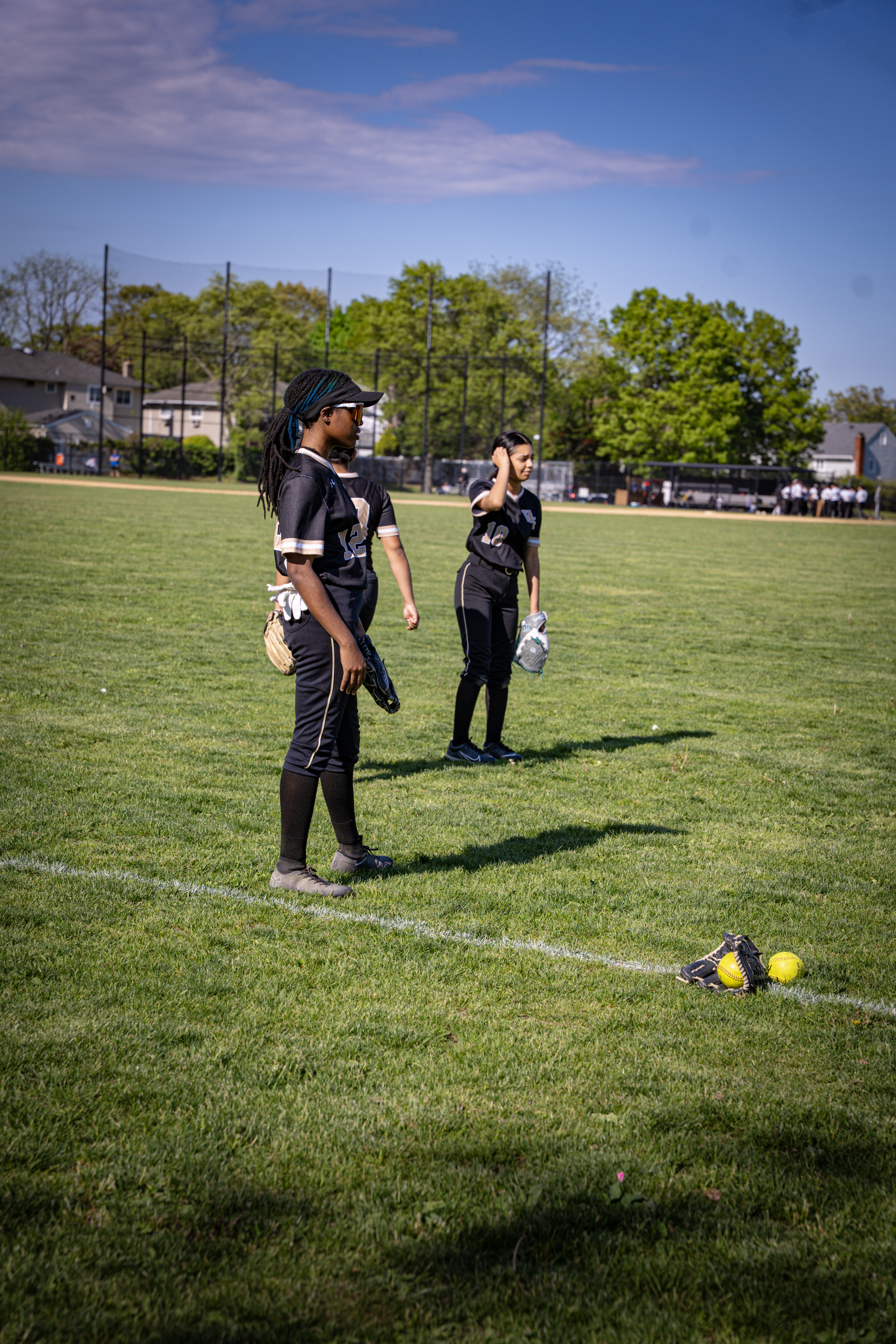 Girls' baseball.