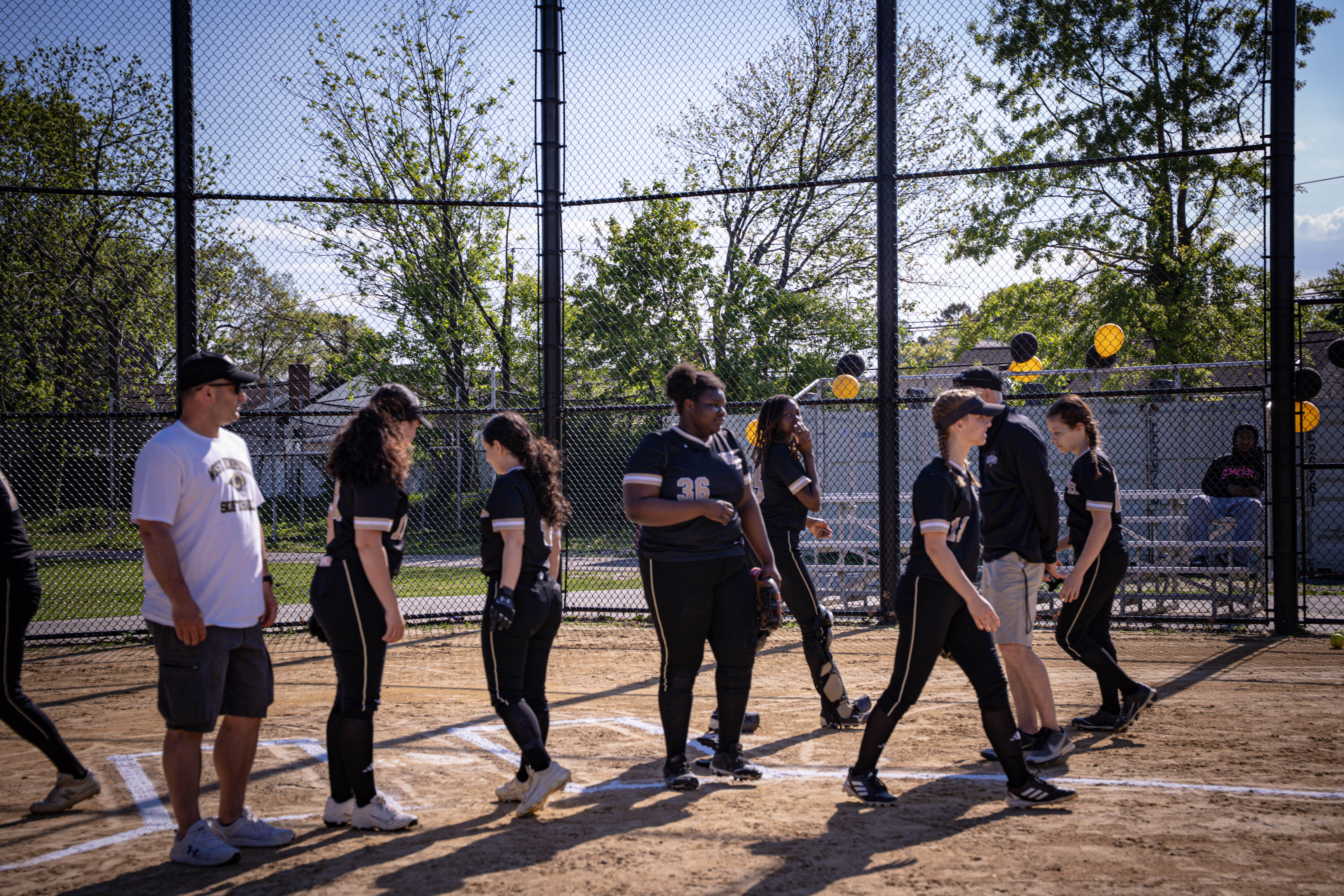 Girls' baseball.