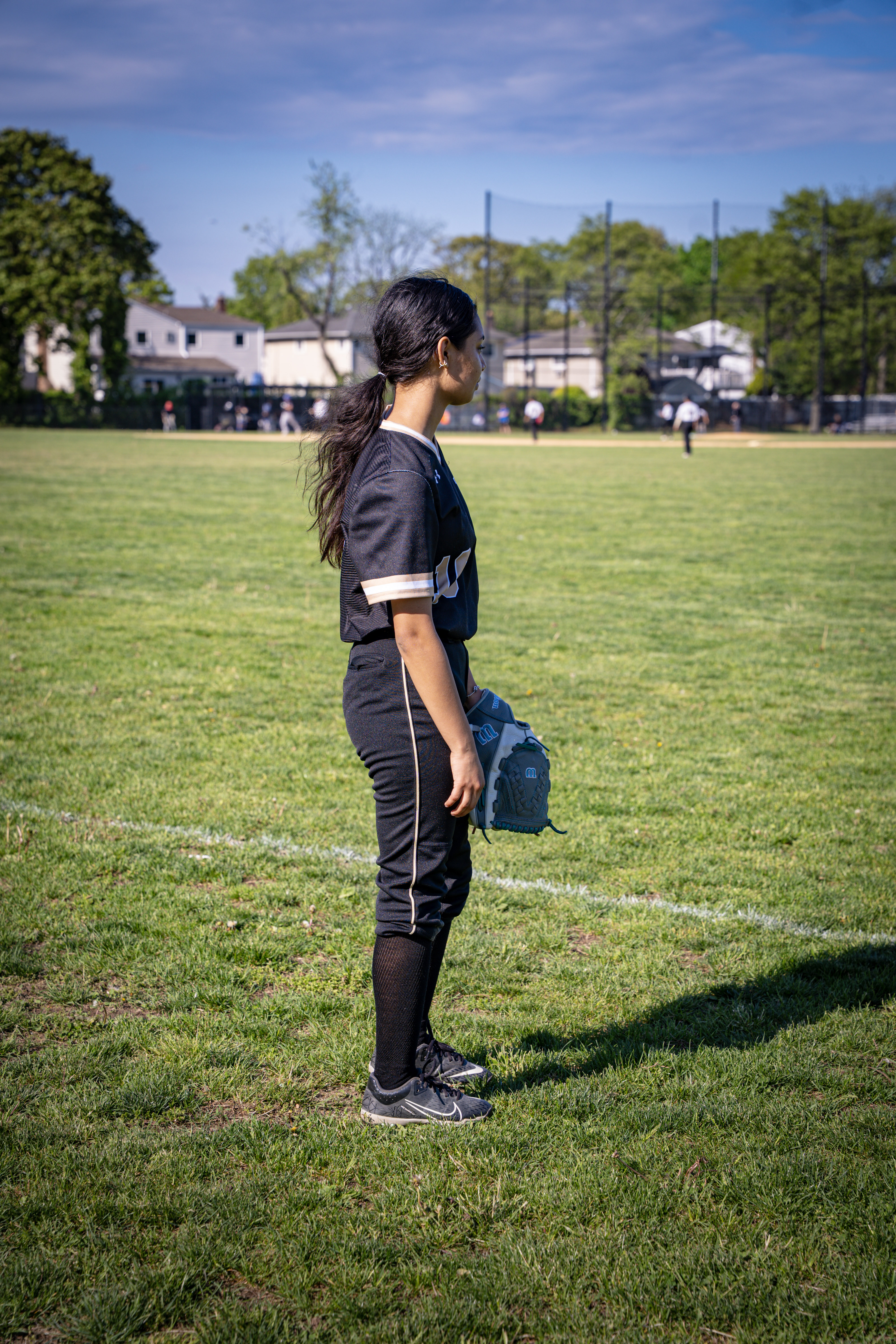 Girls' baseball.