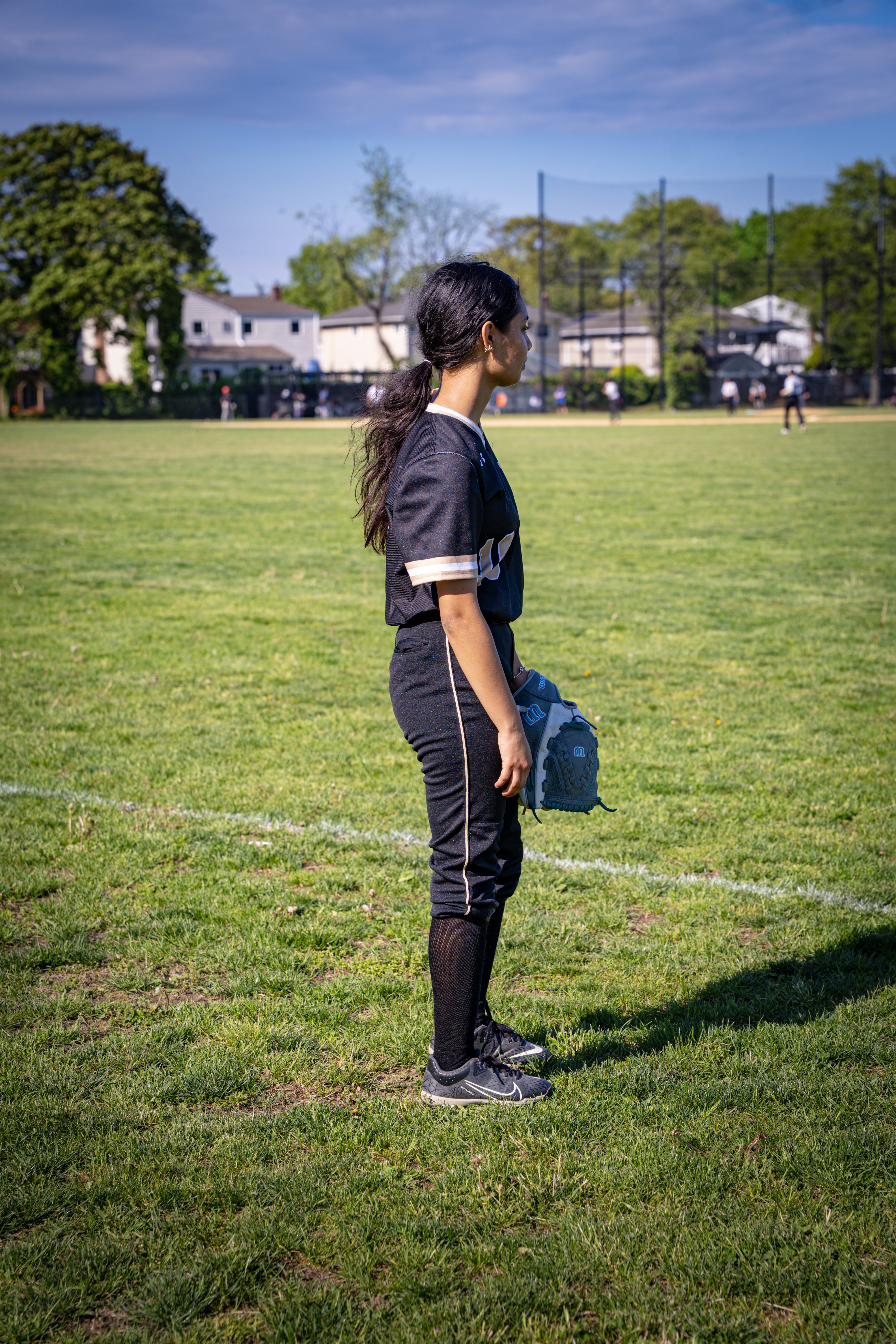 Girls' baseball.