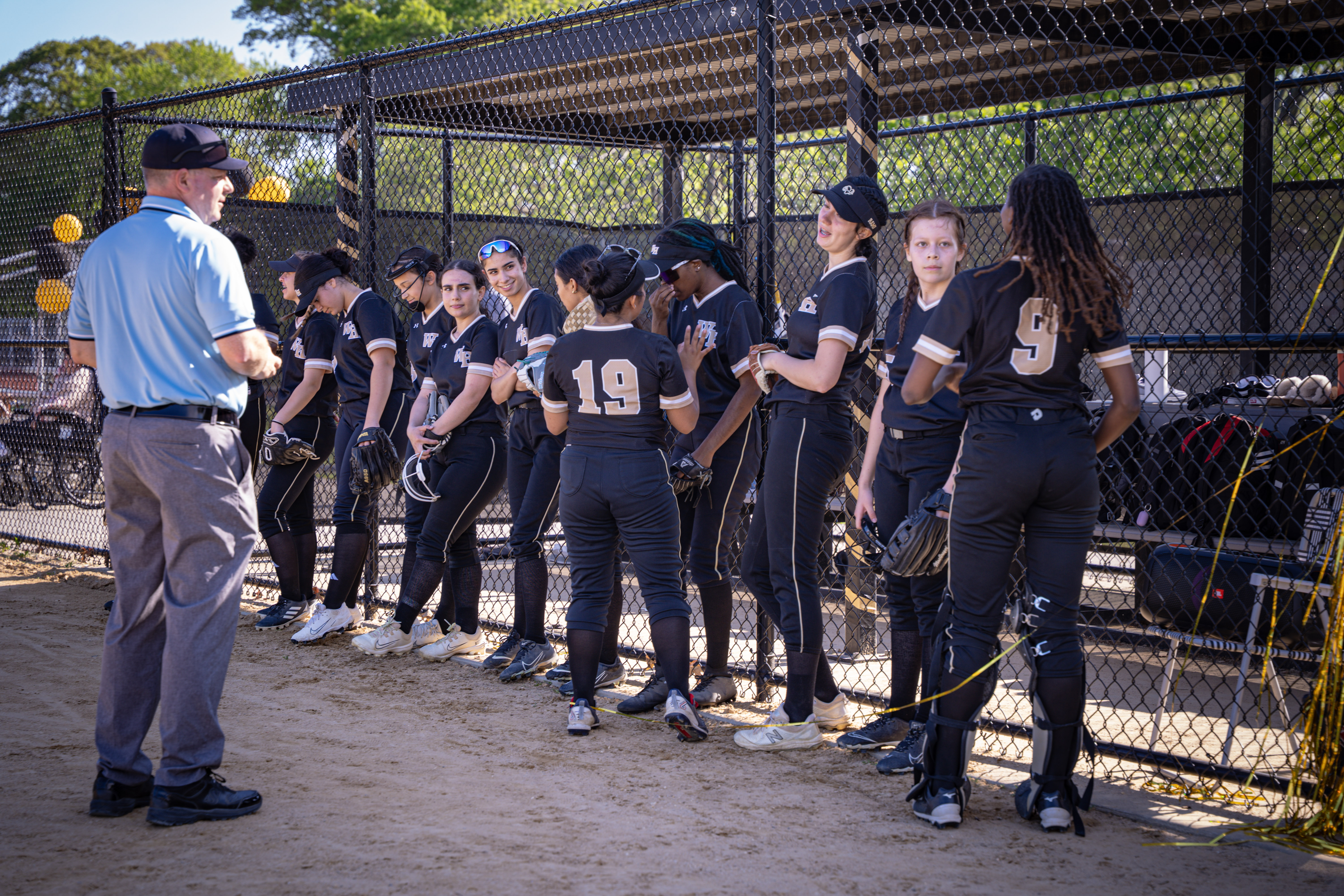 Girls' baseball.