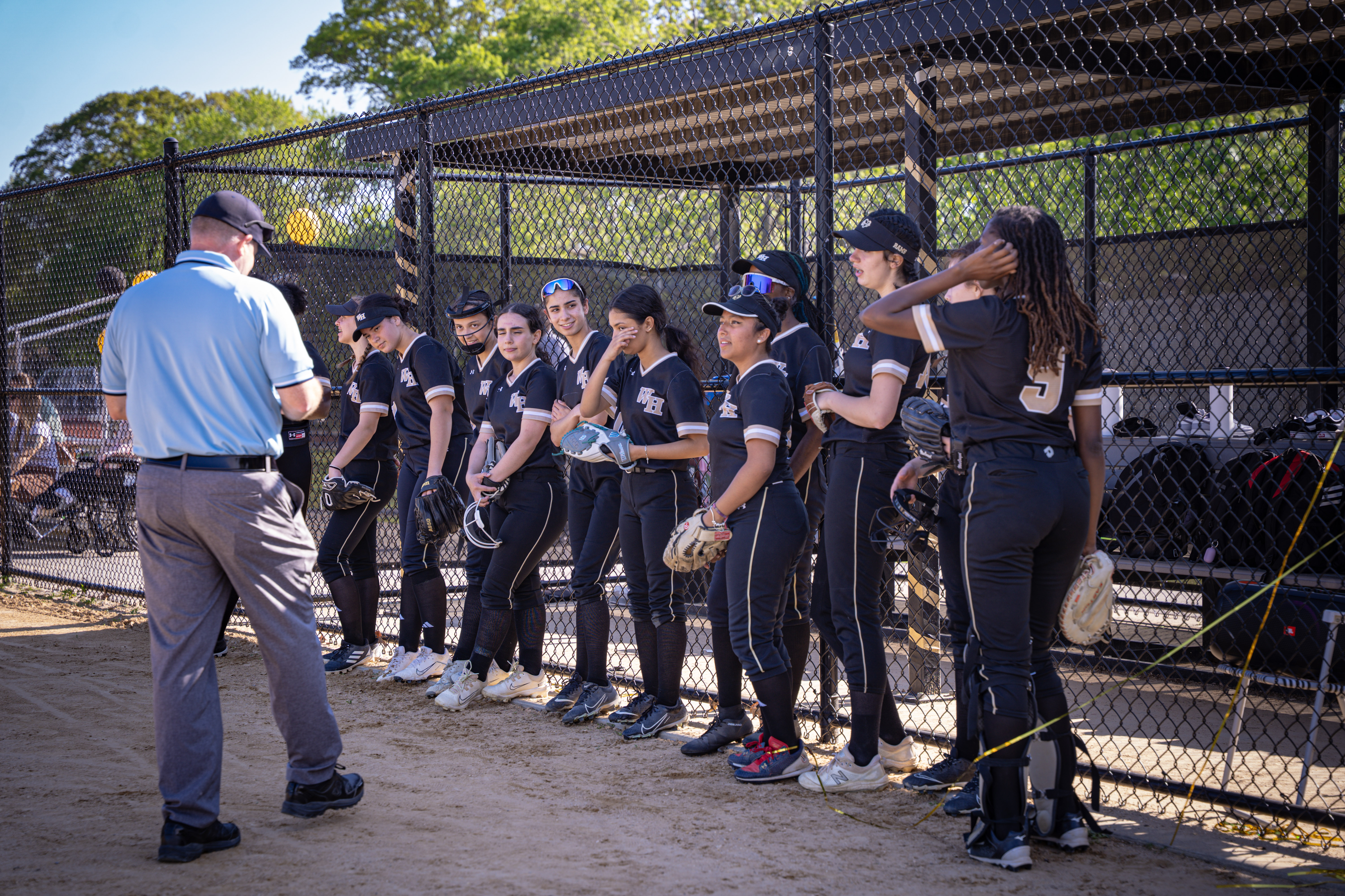 Girls' baseball.
