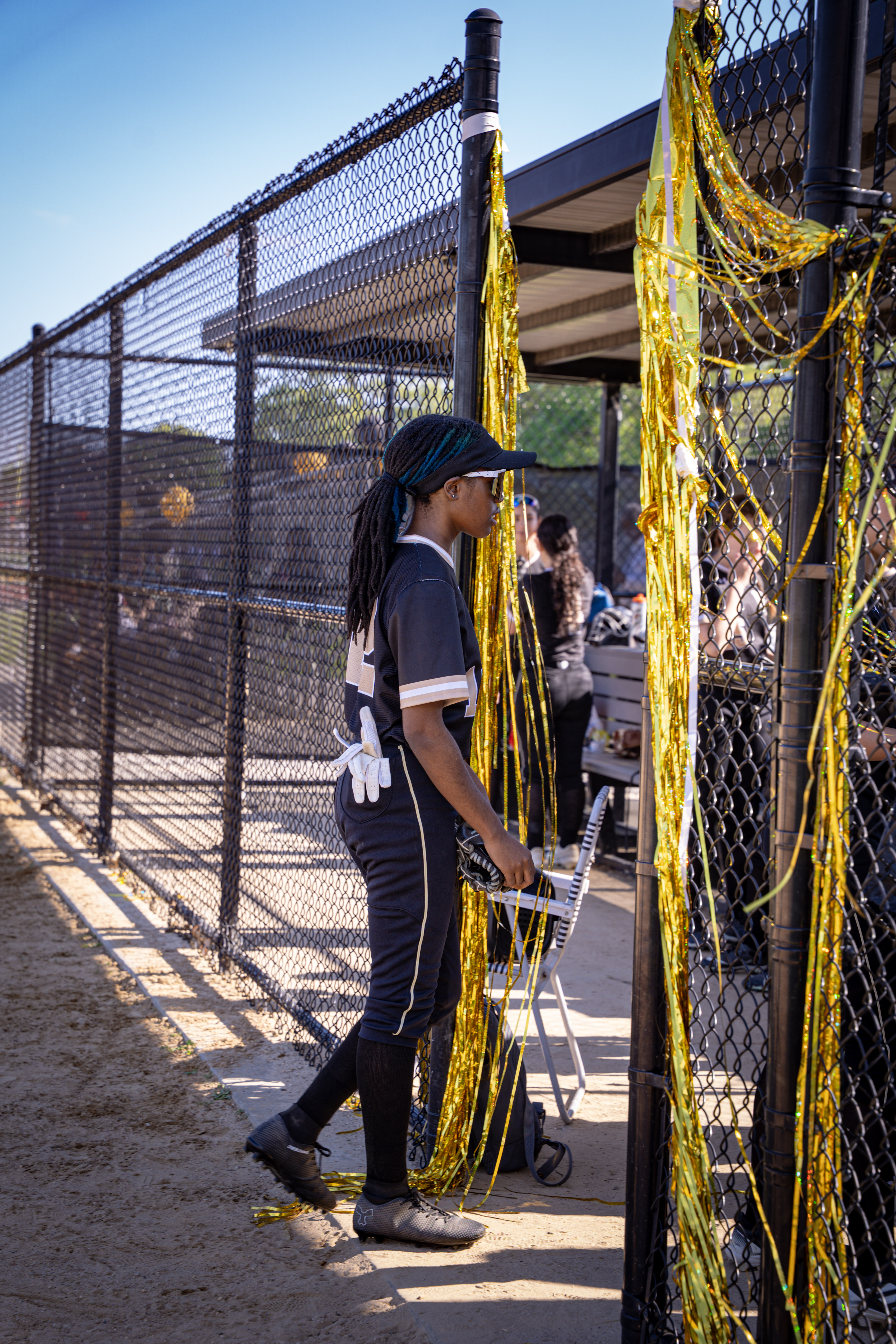 Girls' baseball.