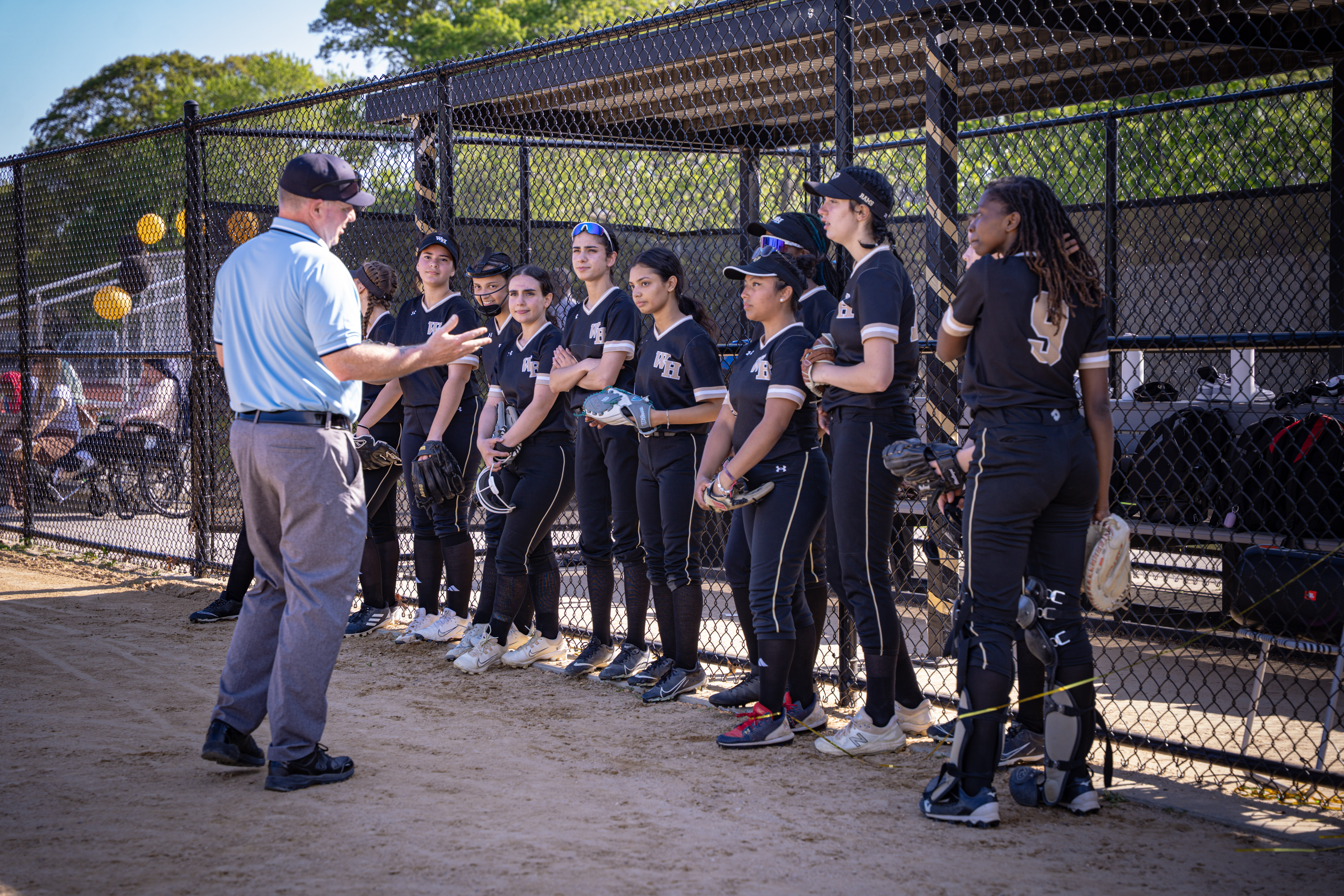 Girls' baseball.