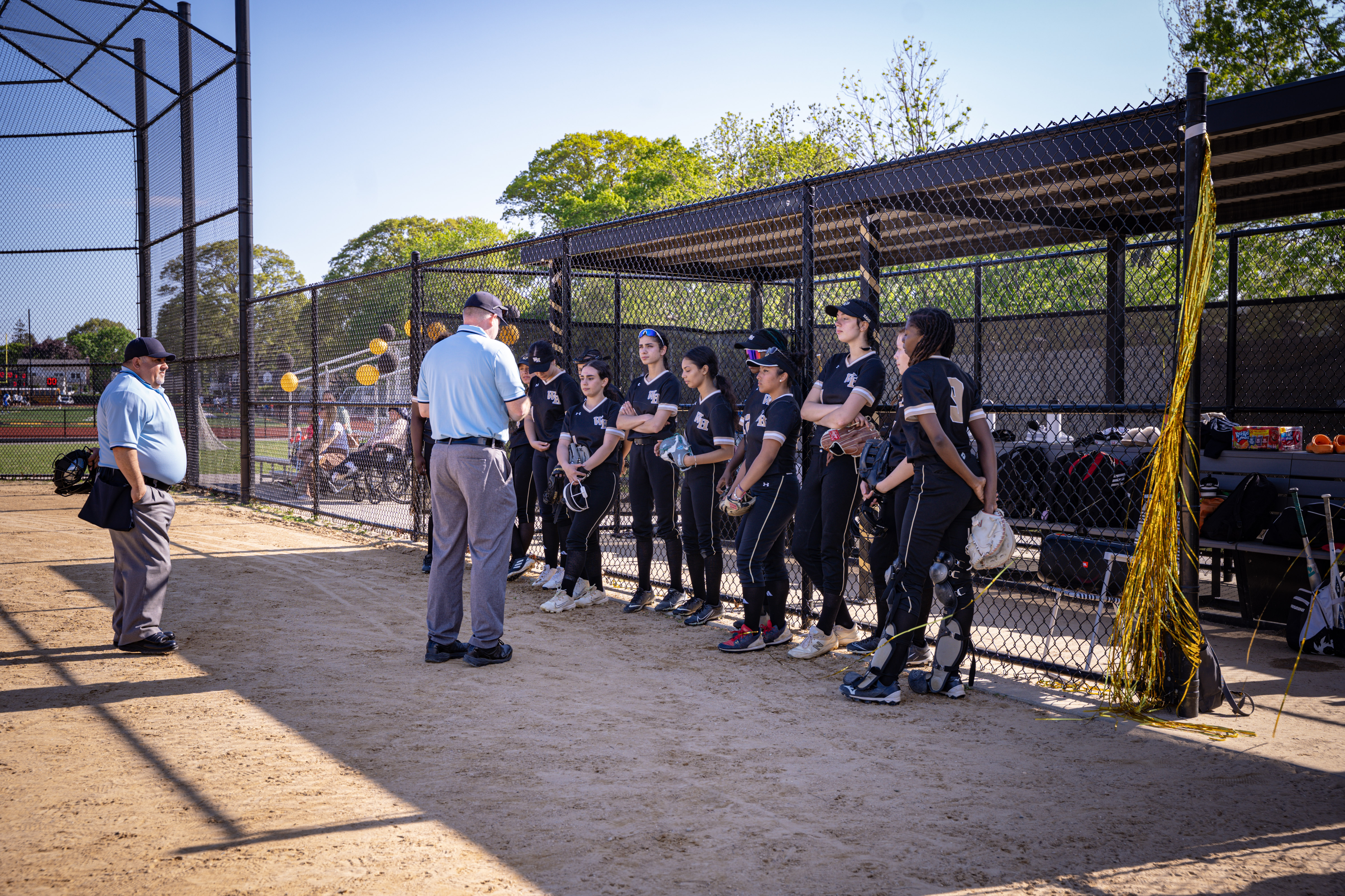 Girls' baseball.