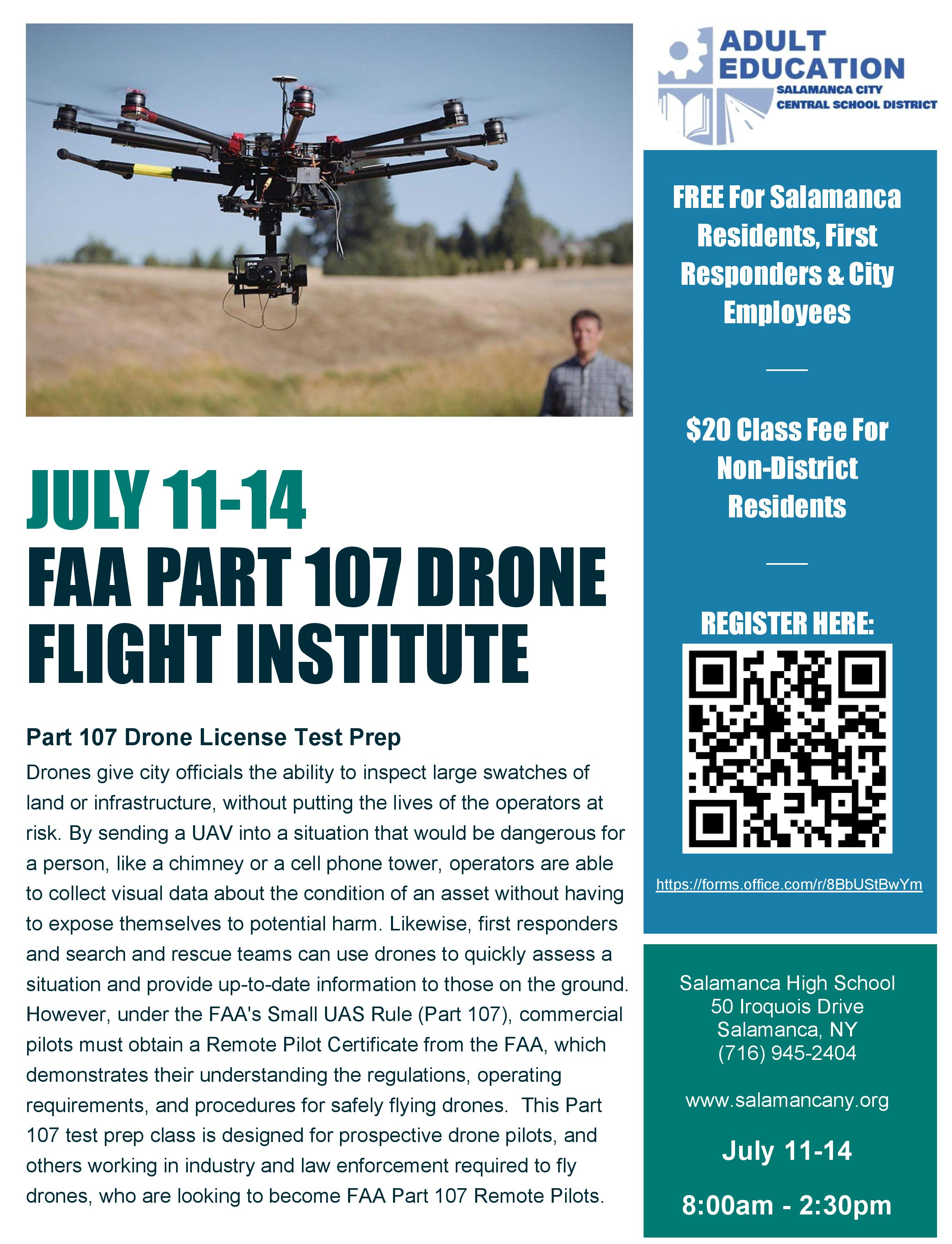 Drone Course flyer