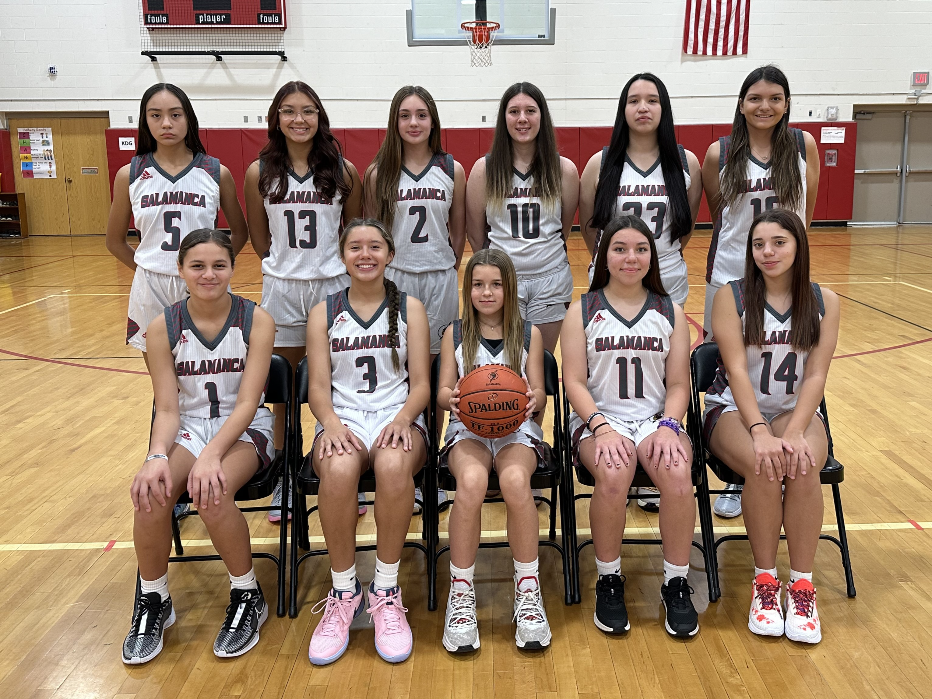 Girls JV Basketball Team Photo